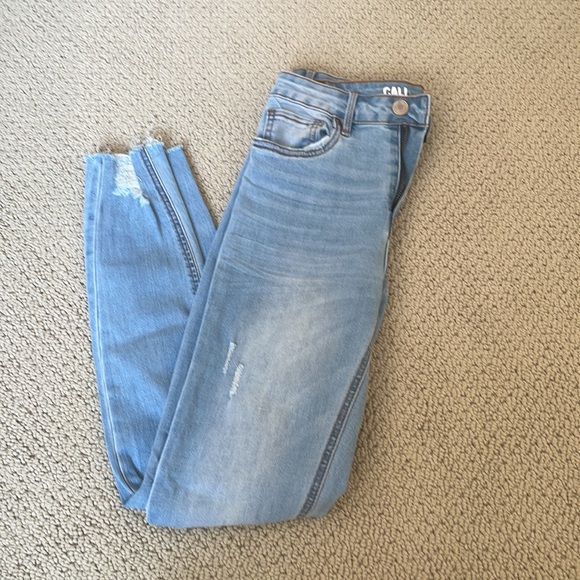 High Waisted ripped Skinny Jeans - Picture 4 of 4